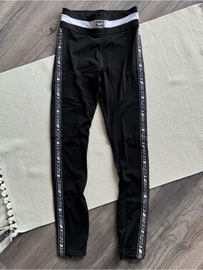 DIESEL Sport 55DSL Black Leggings